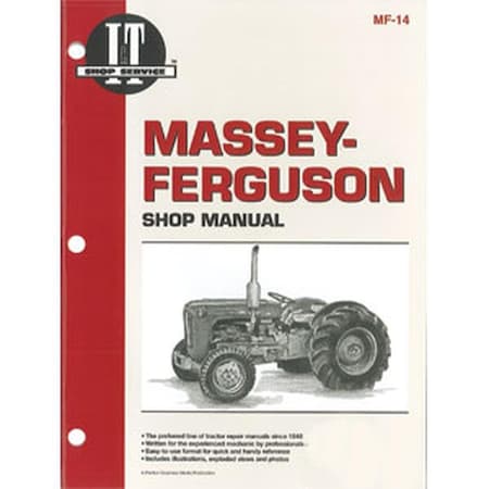 Shop Manual I&T MF-14 Fits Massey Ferguson TO35 50 35 202 204 Fits Massey Harris
